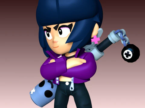 Bibi - Brawl Stars 3D Print Model