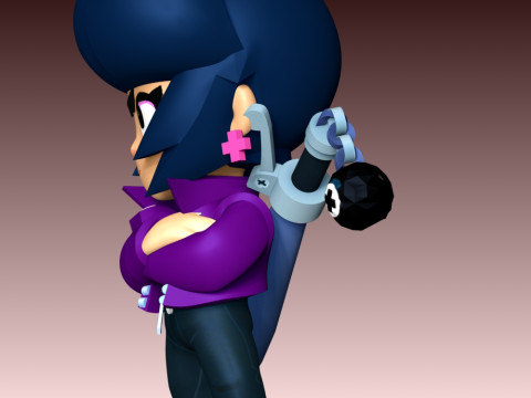 Bibi - Brawl Stars Model do druku 3D