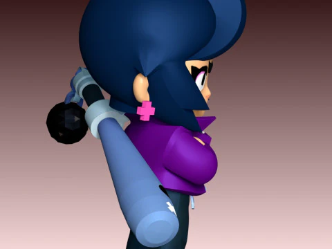 Bibi - Brawl Stars 3D Print Model