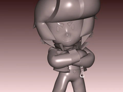 Bibi - Brawl Stars 3D Print Model