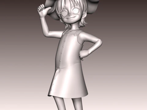 Kid Nami - One Piece 3D Print Model
