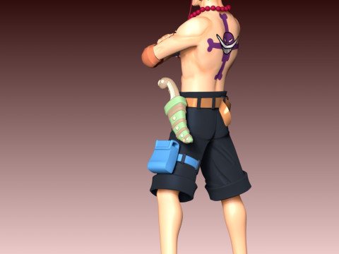Portgas D Ace - One Piece 3D-printmodel