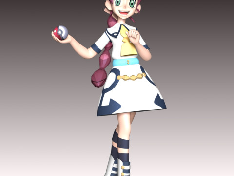 Chloe Cerise - Pokmon 3D printmodel