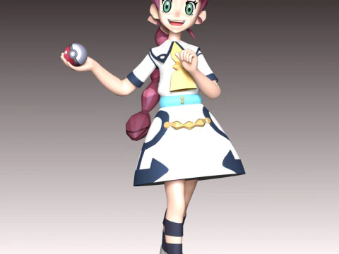 Chloe Cerise - Pokmon 3D Print Model