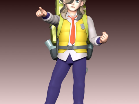 Arven - Pokemon 3D Принт Модель