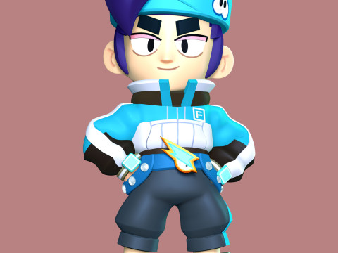 The Fans Fang - Brawl Stars 3D Print Model