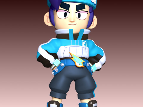 The Fans Fang - Brawl Stars 3D 프린트 모델