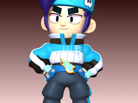 The Fans Fang - Brawl Stars 3D 프린트 모델