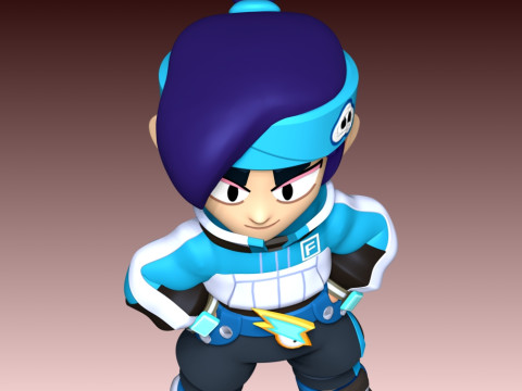 The Fans Fang - Brawl Stars 3D 프린트 모델