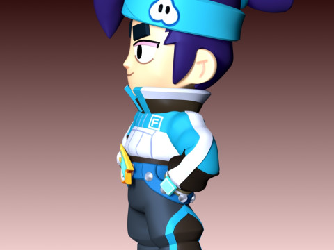 The Fans Fang - Brawl Stars 3D 프린트 모델