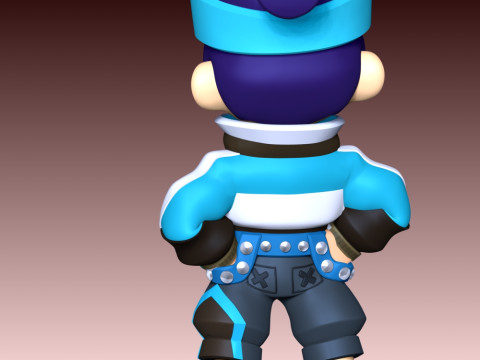 The Fans Fang - Brawl Stars 3D 프린트 모델