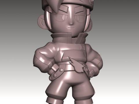 The Fans Fang - Brawl Stars 3D 프린트 모델