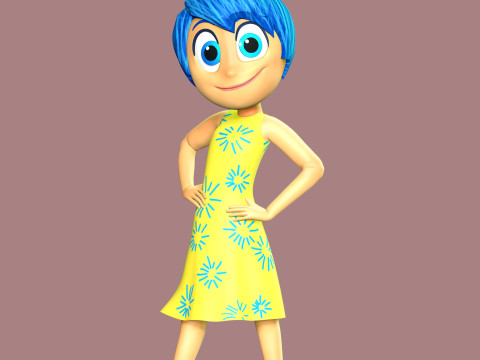 Joy - Inside Out 3D Baskı Modeli