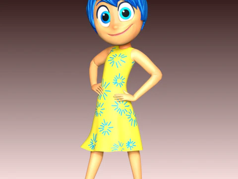 Joy - Inside Out 3D Print Model