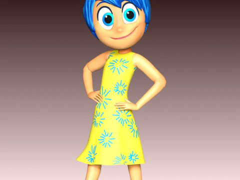 Joy - Inside Out 3D Print Model