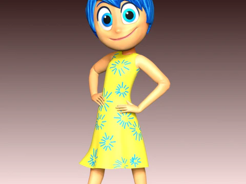 Joy - Inside Out 3D Print Model