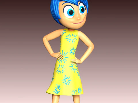 Joy - Inside Out 3D Print Model