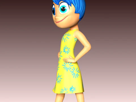 Joy - Inside Out 3D Print Model
