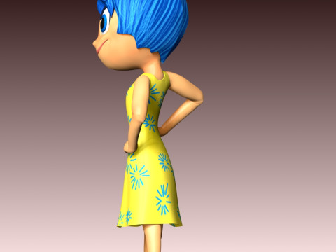 Joy - Inside Out 3D 프린트 모델