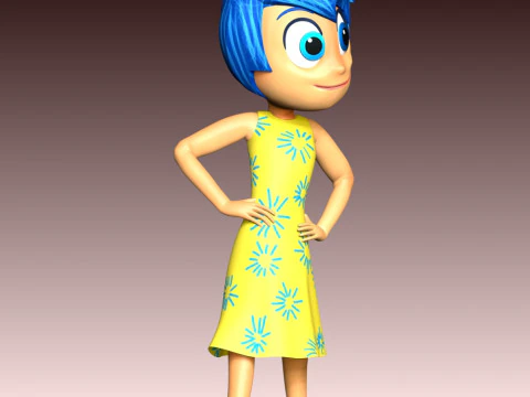 Joy - Inside Out 3D Print Model
