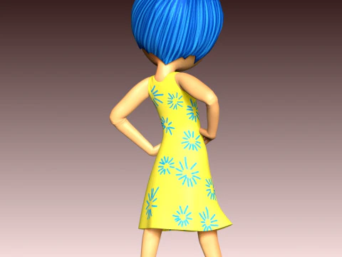 Joy - Inside Out 3D Print Model