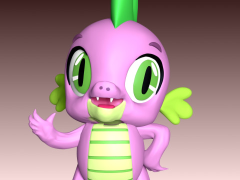 Spike - My Little Pony 3D 打印模型