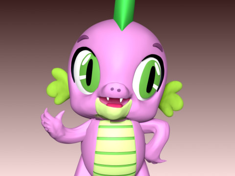 Spike - My Little Pony 3D 打印模型