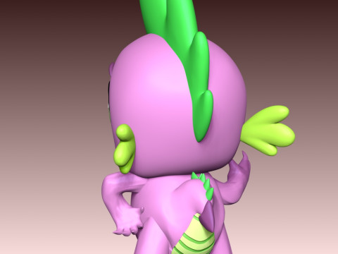 Spike - My Little Pony 3D 打印模型