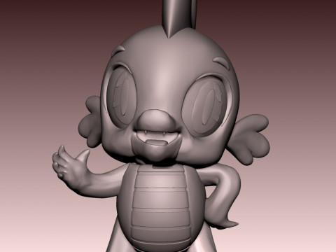 Spike - My Little Pony 3D 打印模型