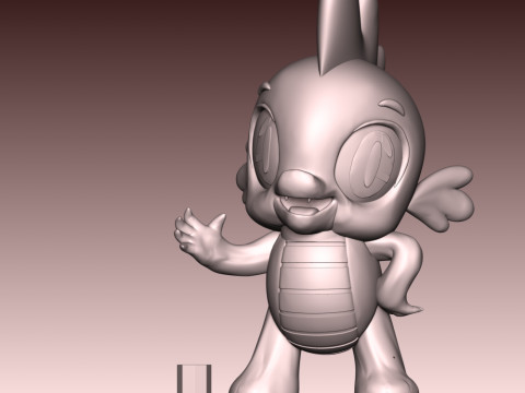 Spike - My Little Pony 3D 打印模型
