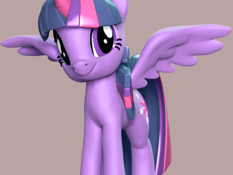 Twilight Sparkle - My Little Pony 3D Print Model