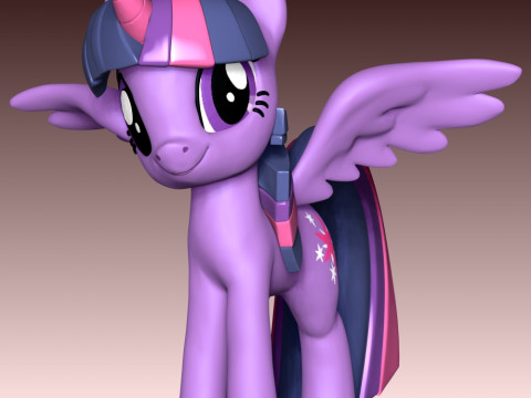 Twilight Sparkle - My Little Pony 3D Принт Модель