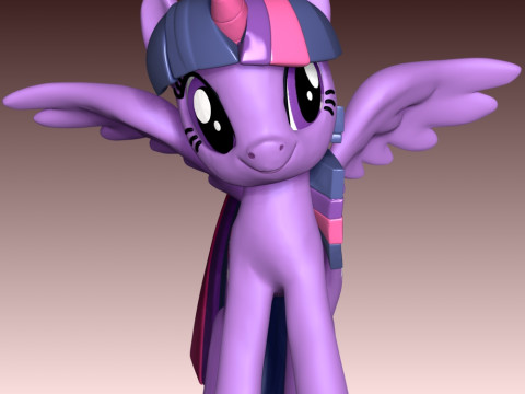 Twilight Sparkle - My Little Pony 3D Принт Модель