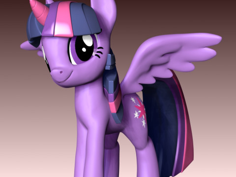 Twilight Sparkle - My Little Pony 3D Принт Модель