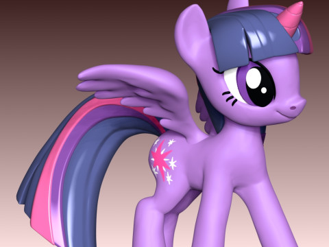 Twilight Sparkle - My Little Pony 3D Принт Модель