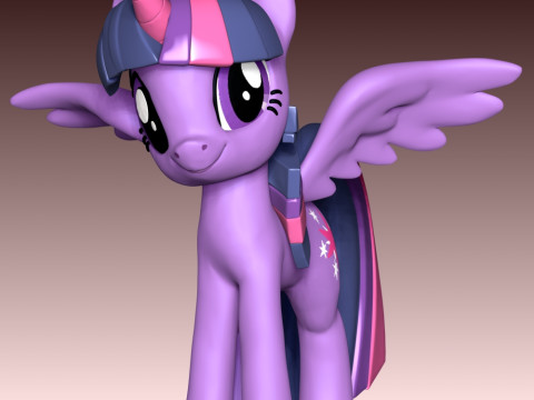 Twilight Sparkle - My Little Pony 3D Принт Модель