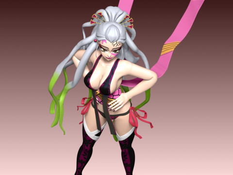 Daki - Demon Slayer Kimetsu no Yaiba 3D-printmodel