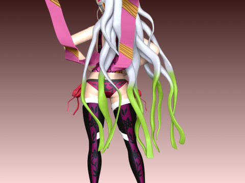 Daki - Demon Slayer Kimetsu no Yaiba 3D-printmodel