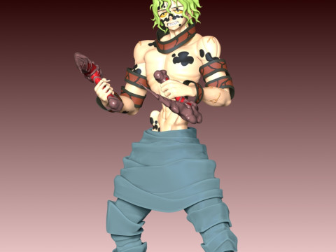 Gyutaro - Demon Slayer 3D Print Model
