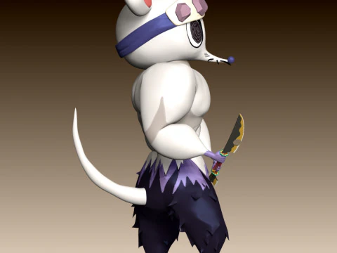 Ninju Muscle Mice - Demon Slayer 3D Print Model
