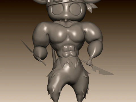 Ninju Muscle Mice - Demon Slayer 3D Print Model