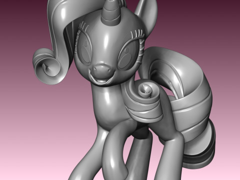 Rarity - My Little Pony 3D 打印模型