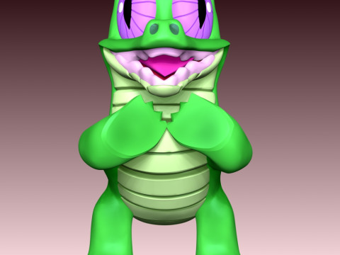 Gummy - My Little Pony Modèles 3D en vedette