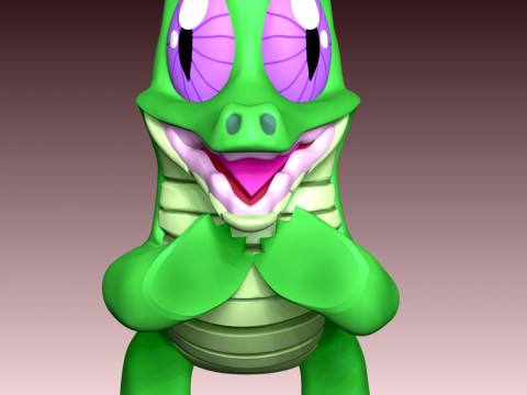 Gummy - My Little Pony Modèles 3D en vedette