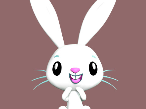 Angel Bunny - My Little Pony 3D Принт Модель