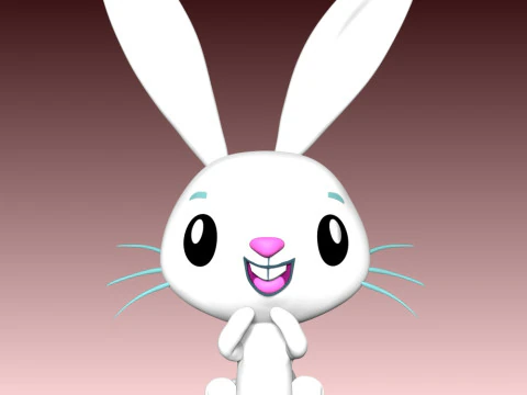Angel Bunny - My Little Pony 3D Print Model