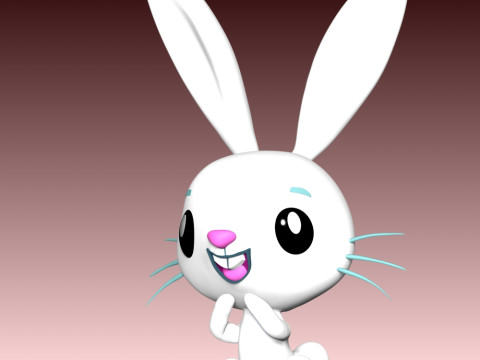 Angel Bunny - My Little Pony 3D Принт Модель