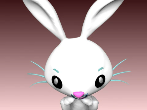 Angel Bunny - My Little Pony 3D Print Model