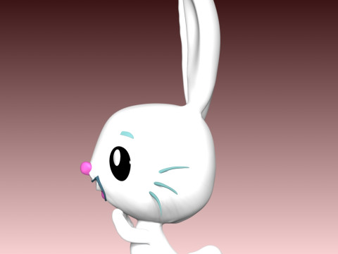 Angel Bunny - My Little Pony 3D Принт Модель