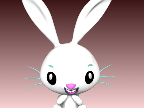 Angel Bunny - My Little Pony 3D Принт Модель